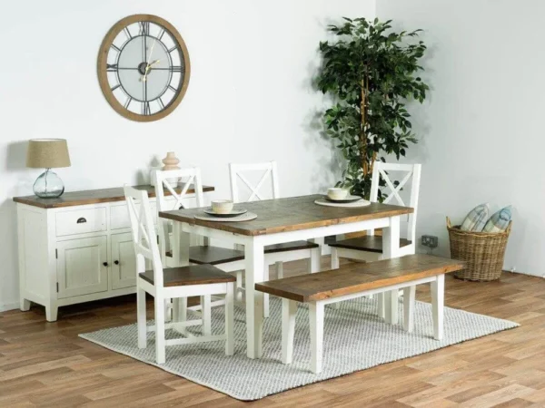 Devon Extendable Dining Table 140cm - 180cm - Image 2