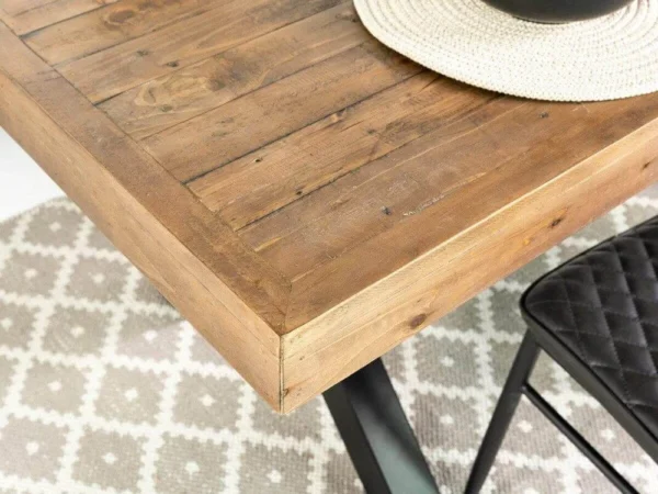 Brooklyn Extendable Cross Leg Dining Table 140cm - 180cm - Image 4