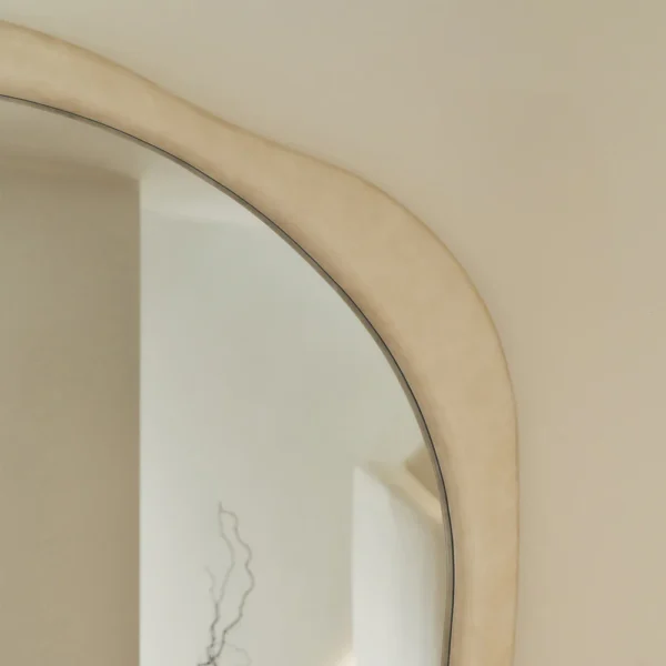 Arcurva-Extra Large Full Length Concrete Irregular Mirror 190cm x 120cm - Image 5