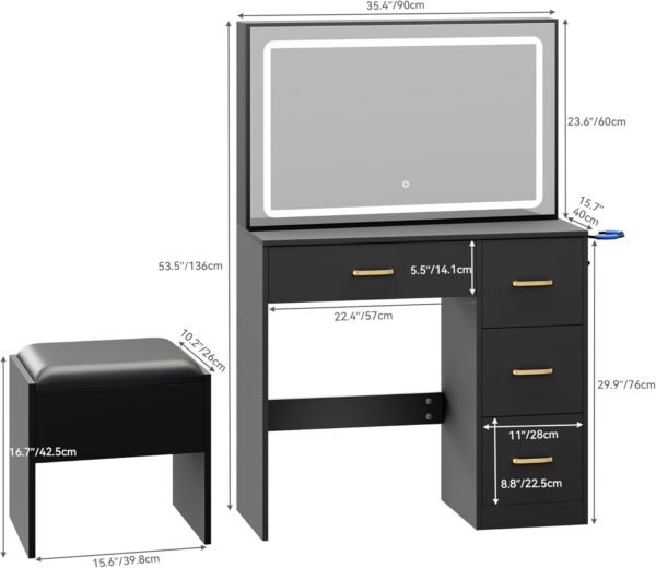 Vanity Table & stool set - Image 15