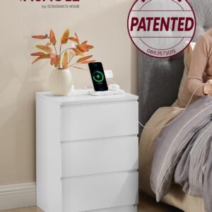 Bedside Tables with Power Strip