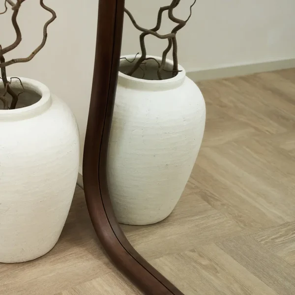 Aaliyah-Extra Large Full Length Dark Wood Irregular Mirror 180cm x 110cm - Image 5