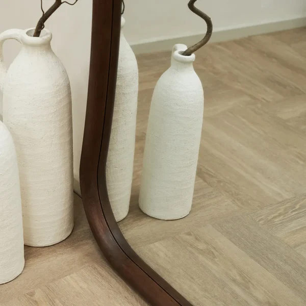 Aaliyah-Full Length Dark Wood Irregular Mirror 180cm x 80cm - Image 10