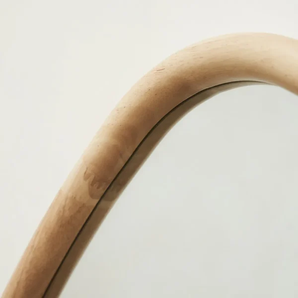 Aaliyah-Full Length Light Wood Irregular Mirror 180cm x 80cm - Image 3