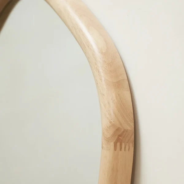 Aaliyah-Full Length Light Wood Irregular Mirror 180cm x 80cm - Image 6