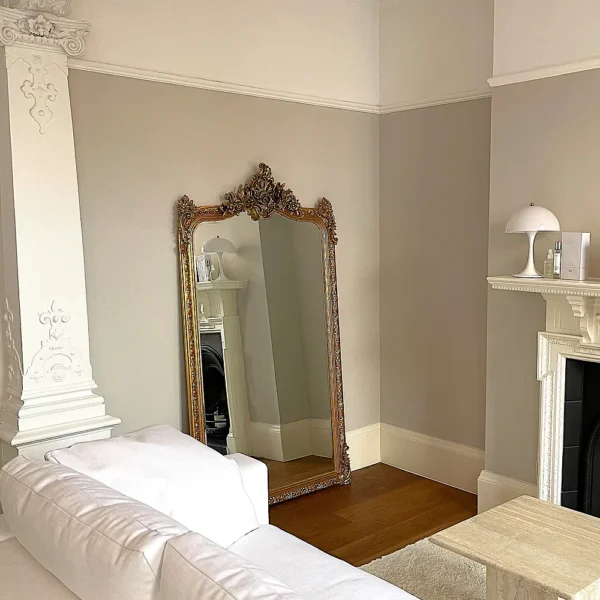 Francesca-Gold Arched Ornate Full Length Mirror 185cm x 100cm - Image 4