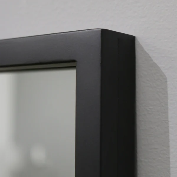 Islington-Full Length Black Industrial Metal Mirror 170cm x 80cm - Image 3