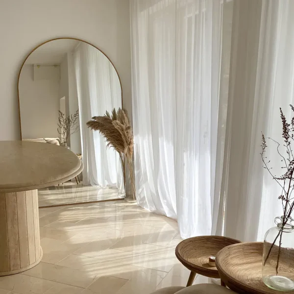 Liberty-Gold Full Length Arched Metal Mirror 180cm x 110cm - Image 7