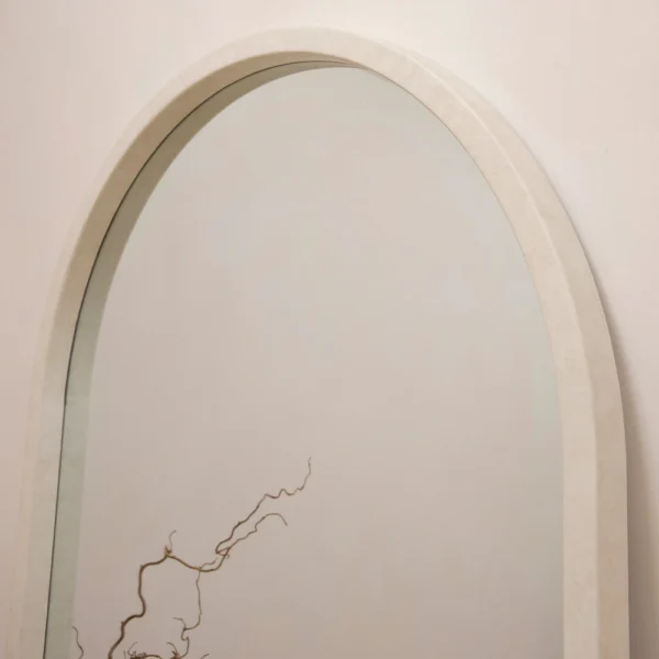 Tamara-Full Length Extra Large Arched Concrete Mirror 190cm x 110cm - Image 4