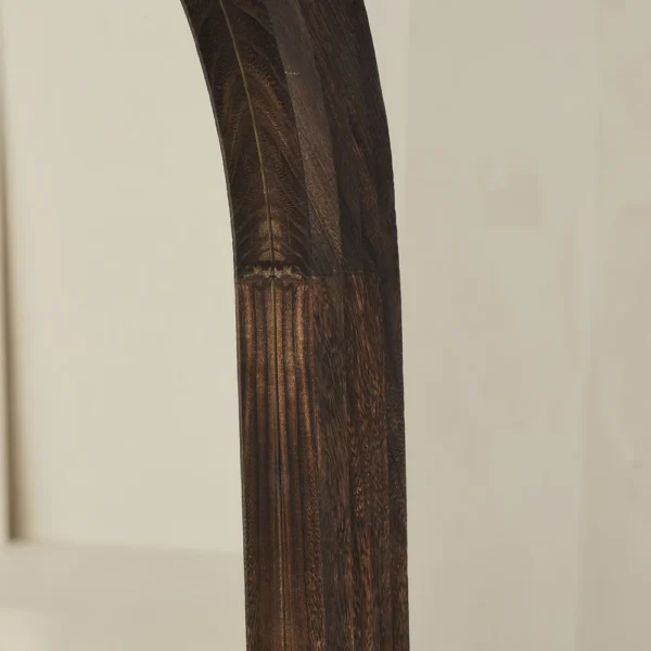 Luciana-Full Length Arched Charred Wood Mirror 180cm x 110cm - Image 6