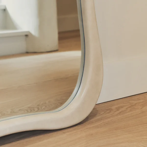 Arcurva-Extra Large Full Length Concrete Irregular Mirror 190cm x 120cm - Image 7